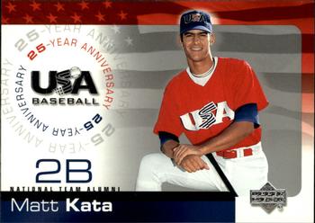 2004 Upper Deck USA 25th Anniversary #USA-94 Matt Kata Front