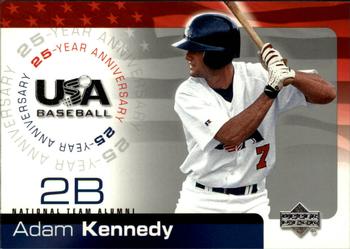 2004 Upper Deck USA 25th Anniversary #USA-96 Adam Kennedy Front