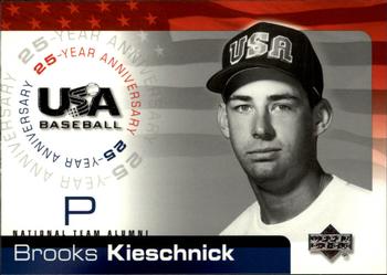 2004 Upper Deck USA 25th Anniversary #USA-97 Brooks Kieschnick Front