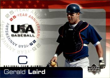 2004 Upper Deck USA 25th Anniversary #USA-106 Gerald Laird Front