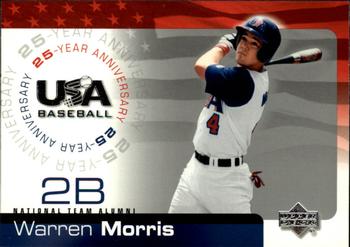 2004 Upper Deck USA 25th Anniversary #USA-130 Warren Morris Front