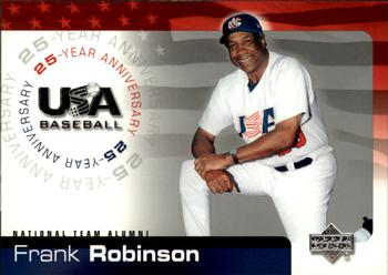 2004 Upper Deck USA 25th Anniversary #USA-154 Frank Robinson Front