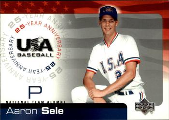 2004 Upper Deck USA 25th Anniversary #USA-163 Aaron Sele Front