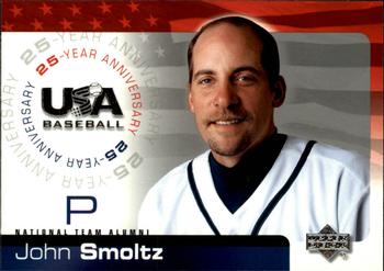 2004 Upper Deck USA 25th Anniversary #USA-168 John Smoltz Front
