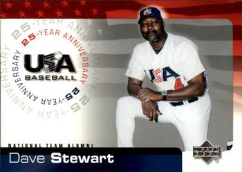 2004 Upper Deck USA 25th Anniversary #USA-173 Dave Stewart Front