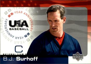 2004 Upper Deck USA 25th Anniversary #USA-175 B.J. Surhoff Front