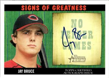 2005 Bowman Heritage - Signs of Greatness #SG-JB Jay Bruce Front