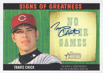 2005 Bowman Heritage - Signs of Greatness #SG-TC Travis Chick Front
