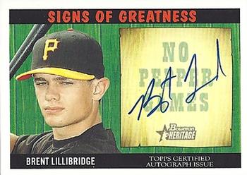2005 Bowman Heritage - Signs of Greatness #SG-BL Brent Lillibridge Front