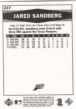 2004 Upper Deck Vintage #237 Jared Sandberg Back