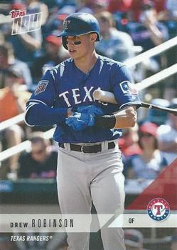 2018 Topps Now Road to Opening Day Texas Rangers #OD-220 Drew Robinson Front