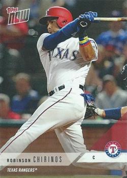 2018 Topps Now Road to Opening Day Texas Rangers #OD-223 Robinson Chirinos Front