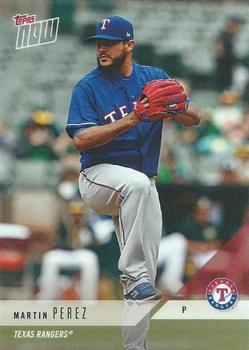 2018 Topps Now Road to Opening Day Texas Rangers #OD-225 Martin Perez Front