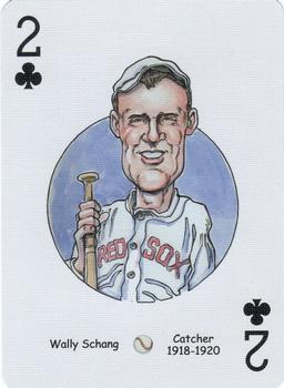 2006 Hero Decks Boston Red Sox Baseball Heroes Playing Cards #2♣ Wally Schang Front