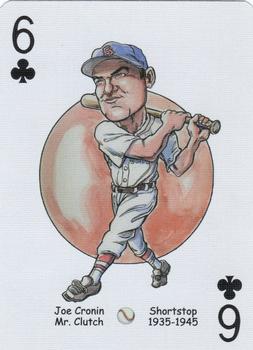 2006 Hero Decks Boston Red Sox Baseball Heroes Playing Cards #6♣ Joe Cronin Front