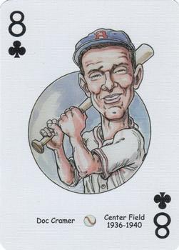 2006 Hero Decks Boston Red Sox Baseball Heroes Playing Cards #8♣ Doc Cramer Front