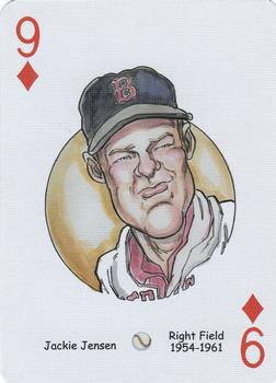2006 Hero Decks Boston Red Sox Baseball Heroes Playing Cards #9♦ Jackie Jensen Front