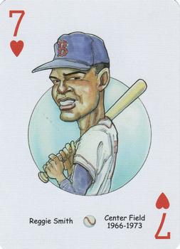 2006 Hero Decks Boston Red Sox Baseball Heroes Playing Cards #7♥ Reggie Smith Front