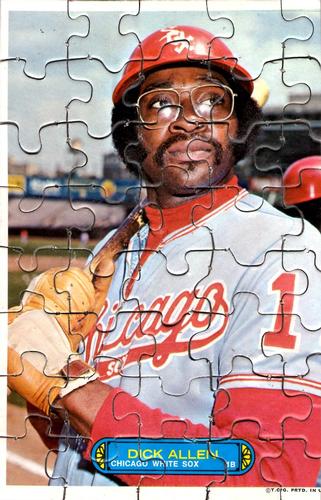 1974 Topps Jigsaw Puzzles #NNO Dick Allen Front