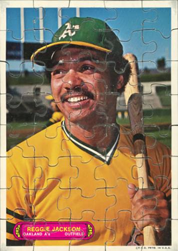 1974 Topps Jigsaw Puzzles #NNO Reggie Jackson Front