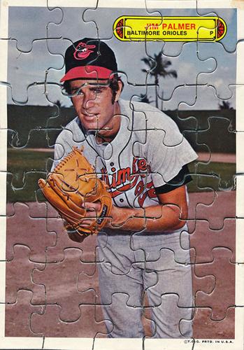 1974 Topps Jigsaw Puzzles #NNO Jim Palmer Front