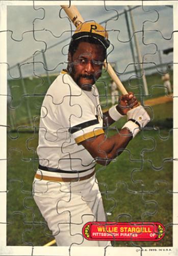 1974 Topps Jigsaw Puzzles #NNO Willie Stargell Front