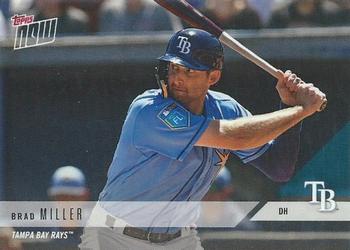 2018 Topps Now Road to Opening Day Tampa Bay Rays #OD-49 Brad Miller Front