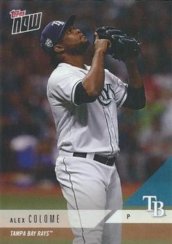 2018 Topps Now Road to Opening Day Tampa Bay Rays #OD-54 Alex Colome Front