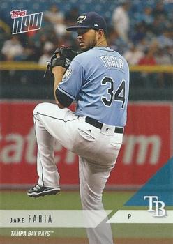 2018 Topps Now Road to Opening Day Tampa Bay Rays #OD-60 Jake Faria Front