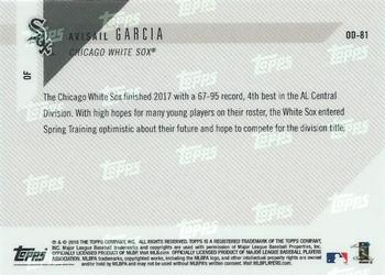 2018 Topps Now Road to Opening Day Chicago White Sox #OD-81 Avisail Garcia Back
