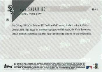2018 Topps Now Road to Opening Day Chicago White Sox #OD-82 Tyler Saladino Back