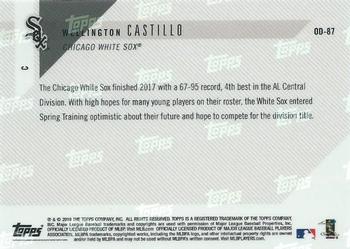 2018 Topps Now Road to Opening Day Chicago White Sox #OD-87 Welington Castillo Back