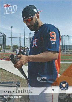 2018 Topps Now Road to Opening Day Houston Astros #OD-166 Marwin Gonzalez Front