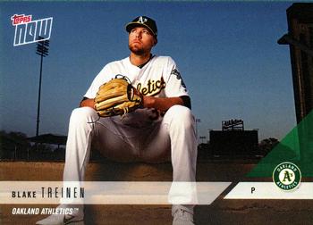 2018 Topps Now Road to Opening Day Oakland Athletics #OD-185 Blake Treinen Front