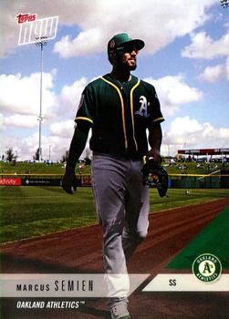 2018 Topps Now Road to Opening Day Oakland Athletics #OD-186 Marcus Semien Front