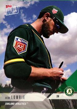 2018 Topps Now Road to Opening Day Oakland Athletics #OD-187 Jed Lowrie Front