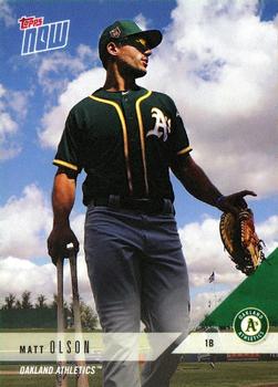 2018 Topps Now Road to Opening Day Oakland Athletics #OD-195 Matt Olson Front
