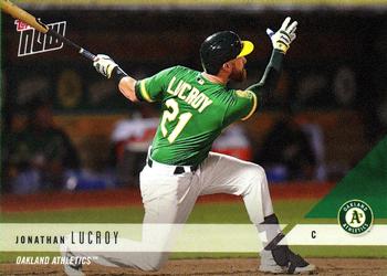2018 Topps Now Road to Opening Day Oakland Athletics #OD-196 Jonathan Lucroy Front