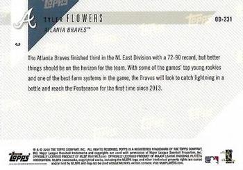 2018 Topps Now Road to Opening Day Atlanta Braves #OD-231 Tyler Flowers Back
