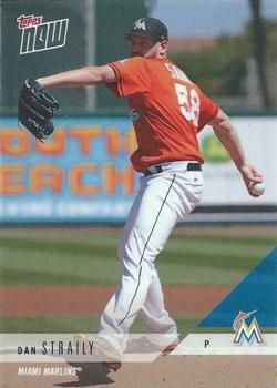 2018 Topps Now Road to Opening Day Miami Marlins #OD-248 Dan Straily Front