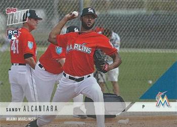 2018 Topps Now Road to Opening Day Miami Marlins #OD-250 Sandy Alcantara Front