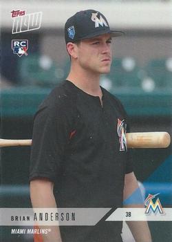 2018 Topps Now Road to Opening Day Miami Marlins #OD-252 Brian Anderson Front