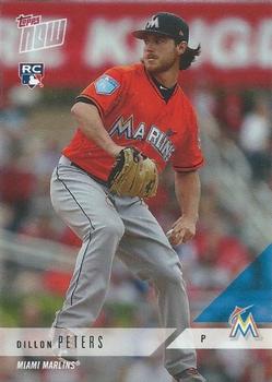 2018 Topps Now Road to Opening Day Miami Marlins #OD-253 Dillon Peters Front