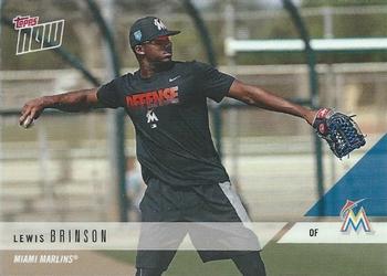 2018 Topps Now Road to Opening Day Miami Marlins #OD-254 Lewis Brinson Front