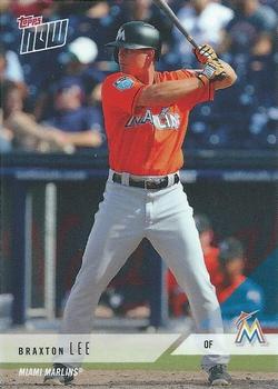 2018 Topps Now Road to Opening Day Miami Marlins #OD-256 Braxton Lee Front