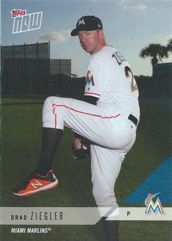 2018 Topps Now Road to Opening Day Miami Marlins #OD-257 Brad Ziegler Front
