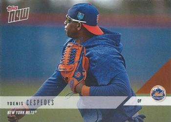 2018 Topps Now Road to Opening Day New York Mets #OD-259 Yoenis Cespedes Front