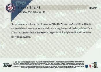 2018 Topps Now Road to Opening Day Washington Nationals #OD-297 Tanner Roark Back