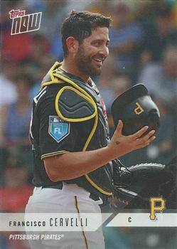 2018 Topps Now Road to Opening Day Pittsburgh Pirates #OD-353 Francisco Cervelli Front