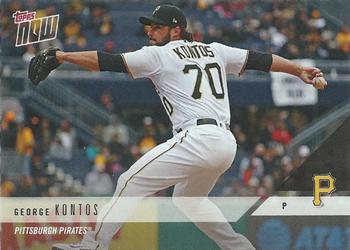 2018 Topps Now Road to Opening Day Pittsburgh Pirates #OD-356 George Kontos Front